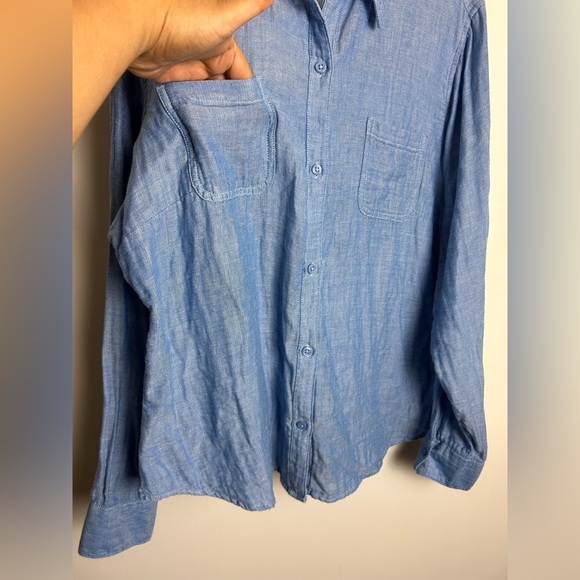 Riders by Lee XL old money Button-Up Shirt Gauze Classic Timeless Basic wardrobe - Picture 4 of 16